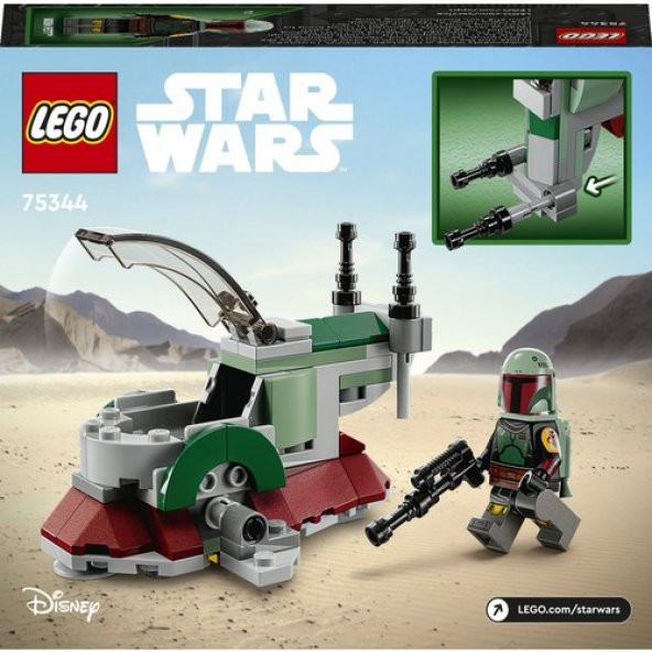 LEGO Star Wars™ Boba Fettin Starship™’i Mikro Savaşçı 75344 - 6 Yaş ve Üzeri Çocuklar Için Oyuncak Yapım Seti (85 Parça) - Resim 4
