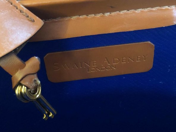 Swaine Adeney Brigg Cambridge Vintage Deri El Çantası 2.El - 6