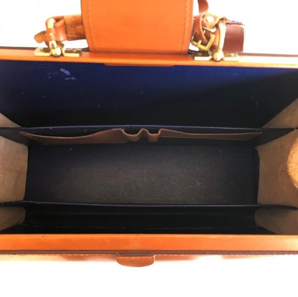 Swaine Adeney Brigg Cambridge Vintage Deri El Çantası 2.El - 8