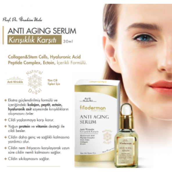 Fitoderman Yaşlanma Karşıtı, Nemlendirici Anti Aging Yüz Serumu 30 mL - 2