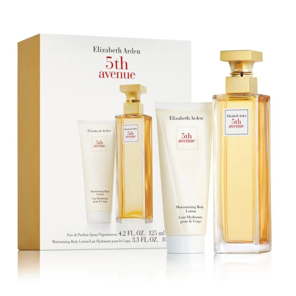 Elizabeth Arden 5th Avenue EDP Sprey 125ML + Moisturizing Body Lotion 100ML Kadın Parfüm