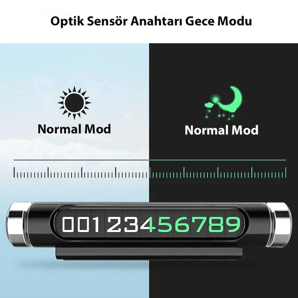 DailyTech Araba Araç Park Numaratör Telefon Numarası Yazma - 8