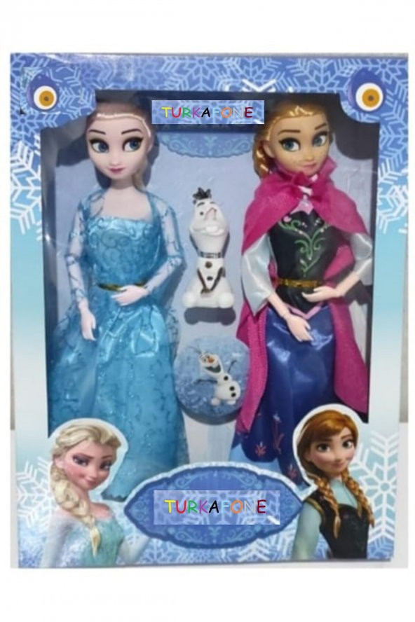 Disney Frozen Kolları Sonsuz Hareket Elsa ve Anna Bebek