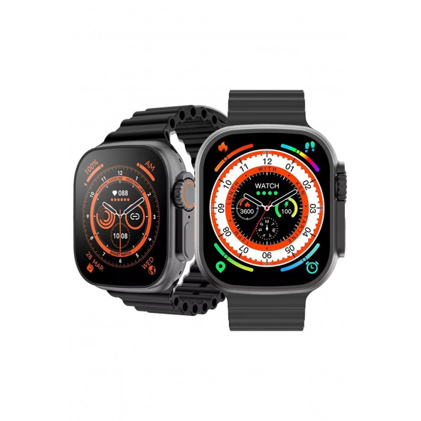 T800 Ultra Akıllı Saat SİYAH RENK - 3