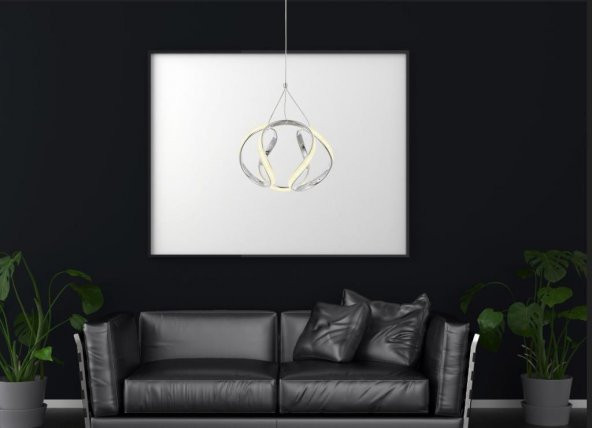 Eray Aydınlatma 1666-30 Krom Led Avize - 2