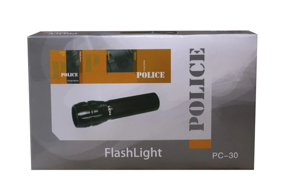 Polıce PC-30 Cree Led+zoom El Feneri ( 3 Tane İnce Kalem Pille Çalışır) ürün görseli