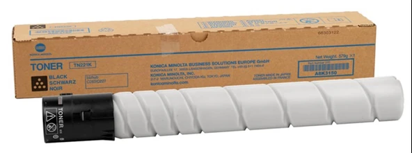 Konica Minolta TN-221K Black Siyah Orjinal Fotokopi Toneri Bizhup C227-287-367 24.000 Sayfa ürün görseli
