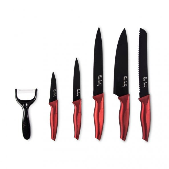 Taç Pierre Cardin Pluto 6Li Bıçak Seti