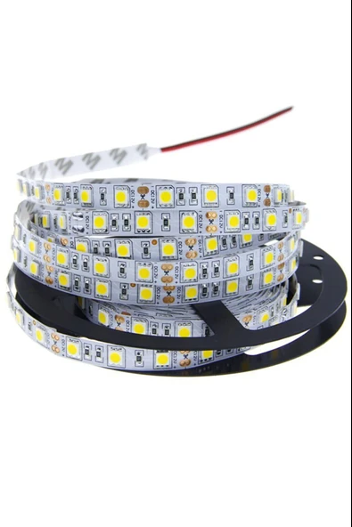 3 ÇİPLİ İÇ MEKAN ŞERİT LED 5MT RULO (SADECE ŞERİT LED) BEYAZ/MAVİ/KIRMIZI/GÜNIŞIĞI/YEŞİL/PEMBE - 2