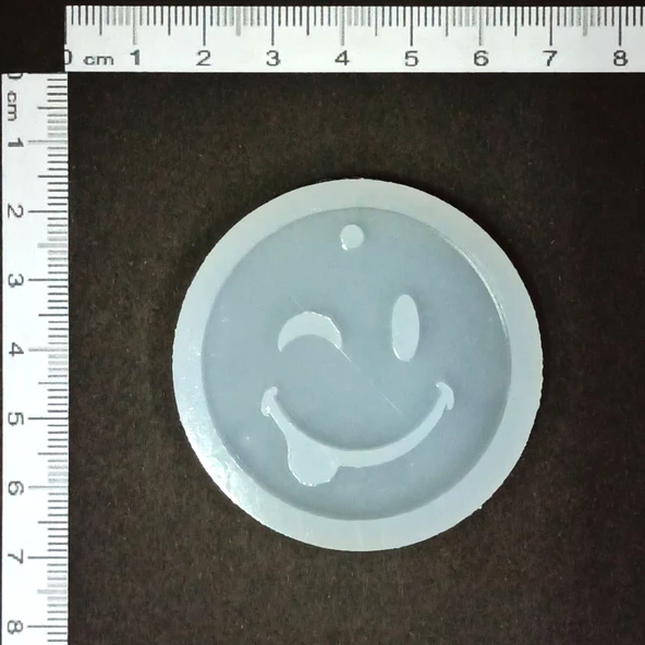 EPOKSİ REÇİNE SİLİKON KALIP GÖZ KIRPAN SEVİMLİ YÜZ ANAHTARLIK KOLYE 1. KALİTE HB2010-0142 ürün görseli 1