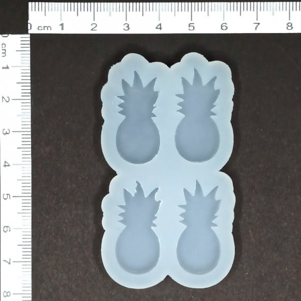 EPOKSİ REÇİNE SİLİKON KALIP ÇOKLU KOLYE KÜPE SETİ ANANAS 1. KALİTE HB2010-0150