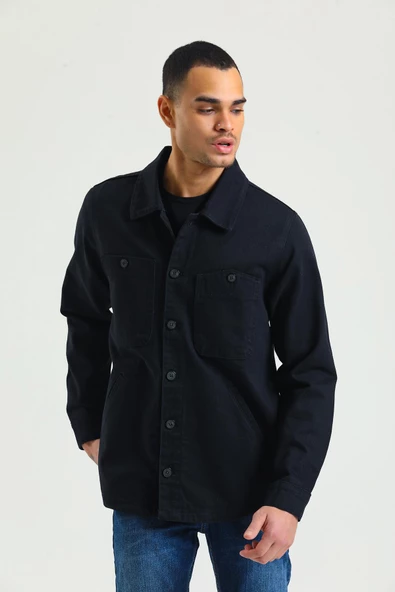 CEKMON Erkek Regular Fit Çok Cepli Düğmeli Astarsız Gabardin İnce Spor Ceket - 7