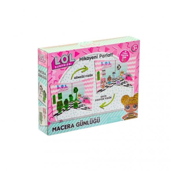 Laço Kids LOL Fosforlu Manyetik Figür Magnet Kız Çocuklar İçin Eğlenceli Oyun Seti