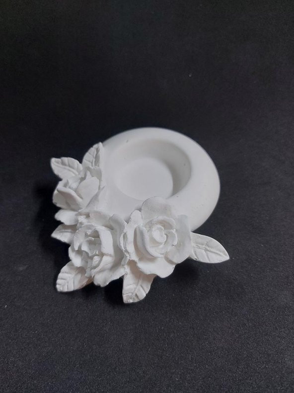 Güllü Mumluk 12x11,5cm ürün görseli