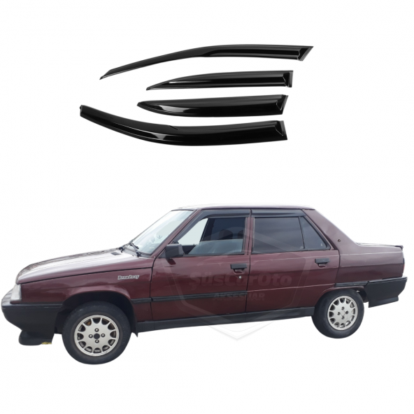 Renault 9-11 Broadway Fairway Spring Flash Tüm Kasalar İçin Uyumlu Mugen Cam Rüzgarlığı Seti 4lü İthal