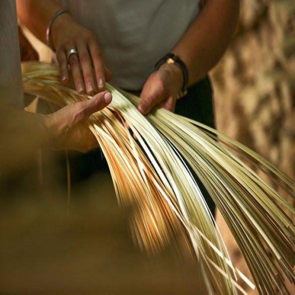 Bambu Abajur MeridyenDukkan Bambu, 36 cm Masa Lambası Dekorasyon - 4
