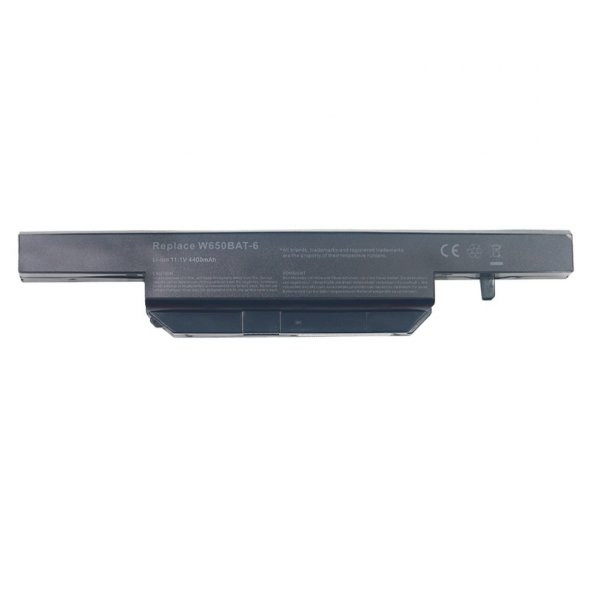 Clevo W650BAT-6 11.1V 4400mAh Siyah Notebook Batarya RCEL-011