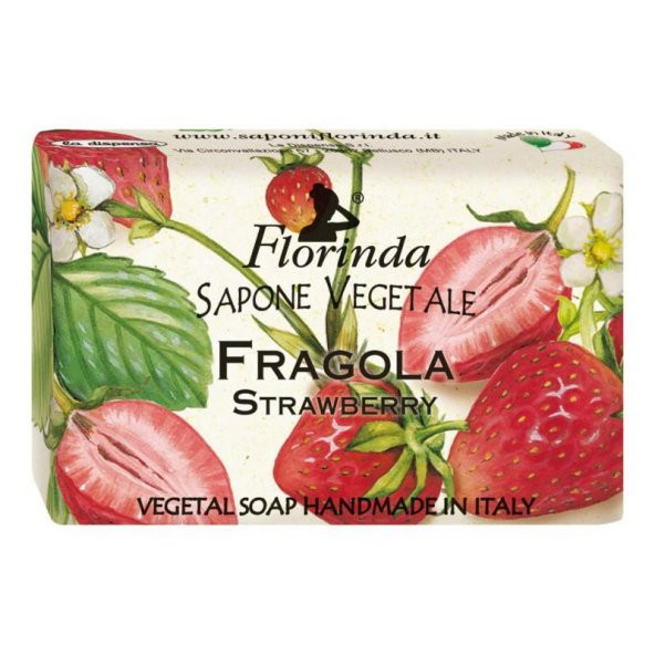 Florinda Fruits Çilek Aromalı Bitkisel Sabun 50 Gr