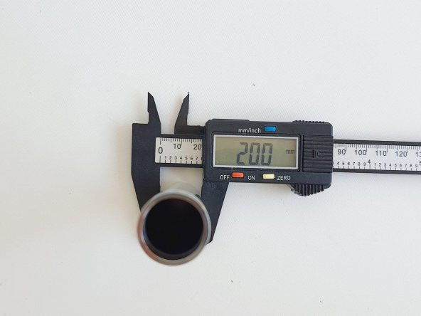 Metal Tüp Boru 20 x 103 mm (1 Adet) - Resim 3