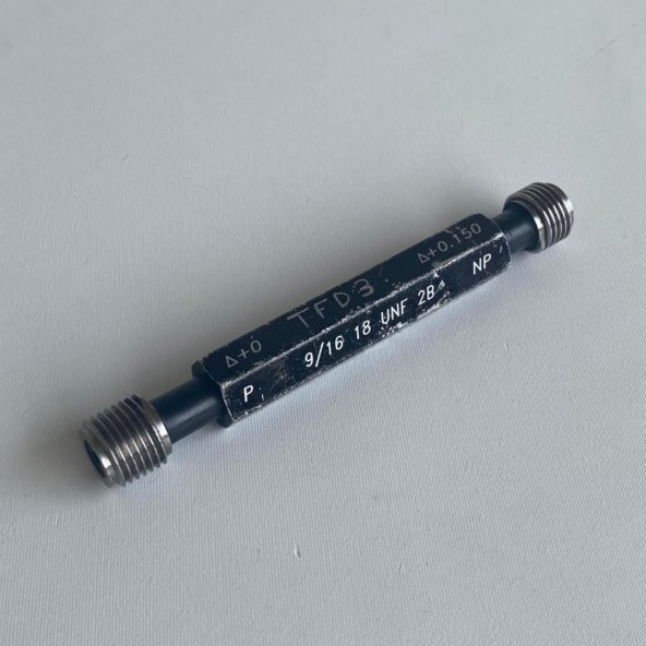 Omg 9/16 18 UNF 2B Vida Tampon Diş Mastarı ürün görseli