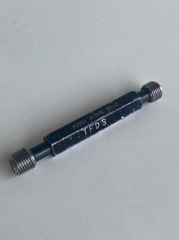 Omg 9/16 18 UNF 2B Vida Tampon Diş Mastarı - Resim 4