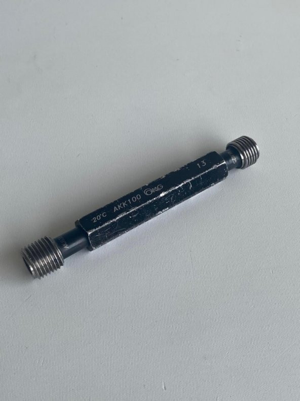 Omg 9/16 18 UNF 2B Vida Tampon Diş Mastarı - Resim 5