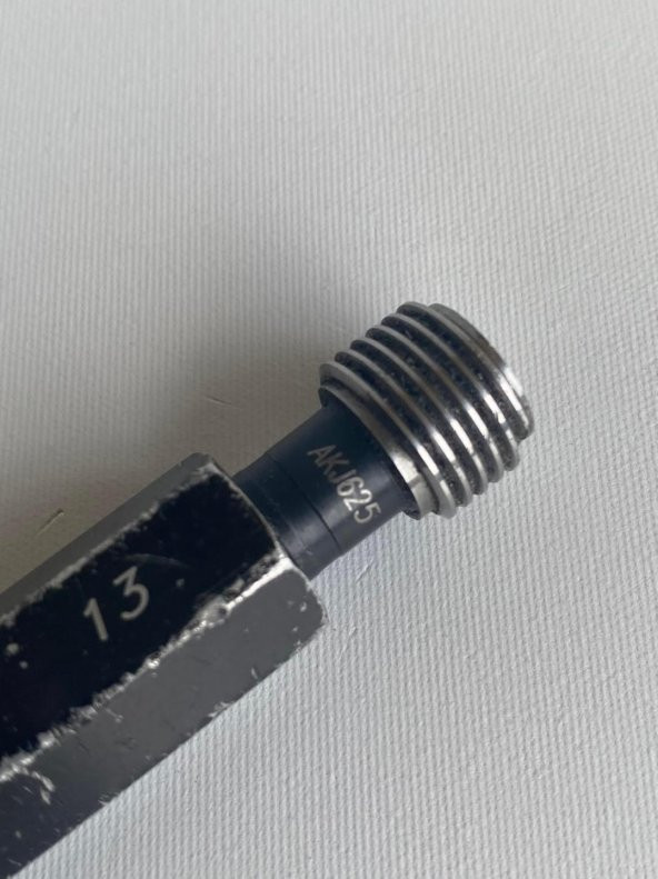 Omg 9/16 18 UNF 2B Vida Tampon Diş Mastarı - Resim 7