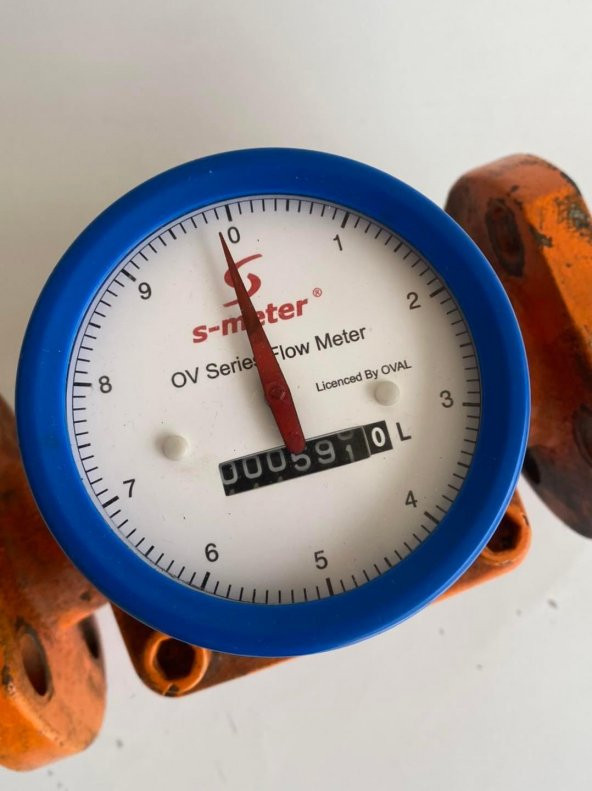 S-Meter OV55 Oval Dişli Yakıt Akışkan Sayacı 1200-14000 L/S 2.El - Resim 2