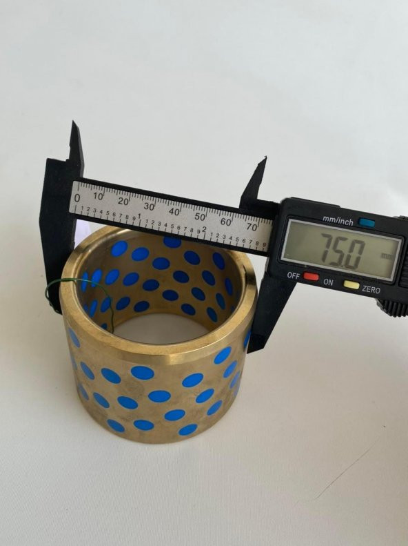 Oiles 500 Pirinç Alaşım Silindirik Burç 75x60x8 mm - 5