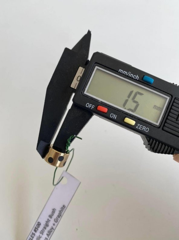 Oiles 500 Pirinç Alaşım Silindirik Burç 12x8x1,5 mm - Resim 6