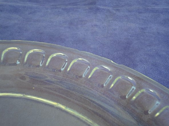 Oval Cam Salata Servis Tabağı (Defolu) 28x18 cm - 9
