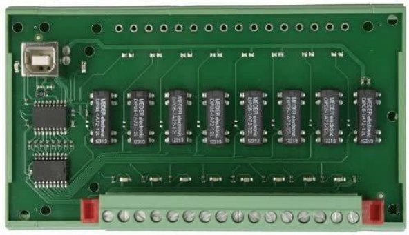 Quancom USBREL8 USB Role Kartı (8 Role) - USB Çıkış Modulü