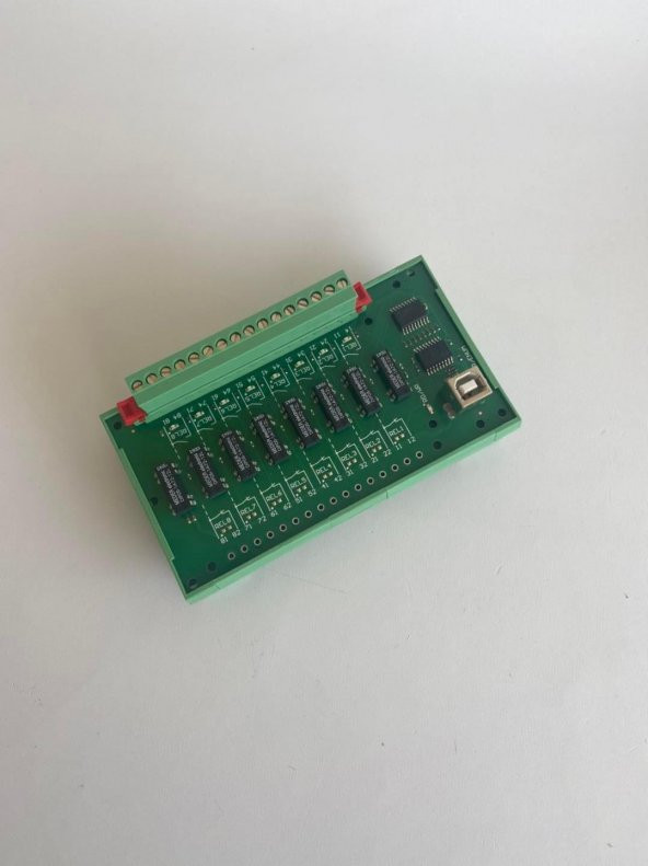 Quancom USBREL8 USB Role Kartı (8 Role) - USB Çıkış Modulü - Resim 7