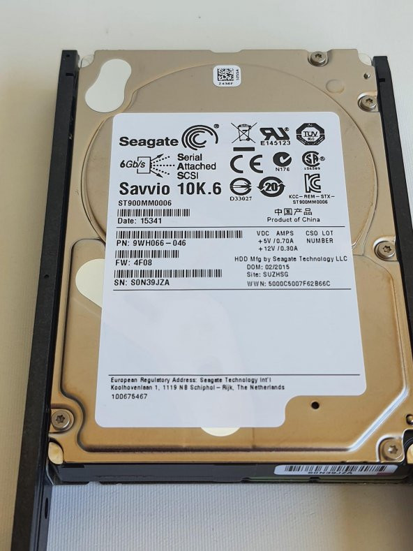 Seagate Savvio 10K.6 900GB SAS 6.0Gbps ST900MM0006 Harddisk - 2