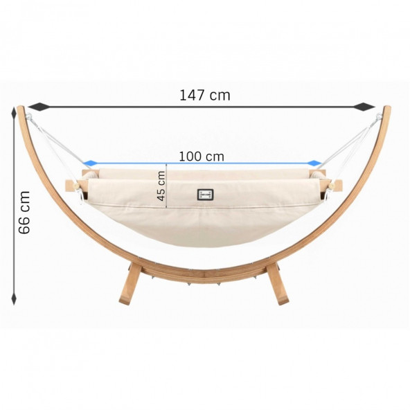 Bonibos Porto Ahşap Hamak - 2