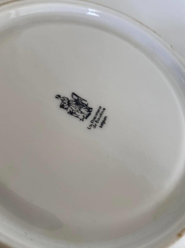 La Porcelane de Baudour Porselen Kahve Fincanı Tabağı 2 Parça - 4