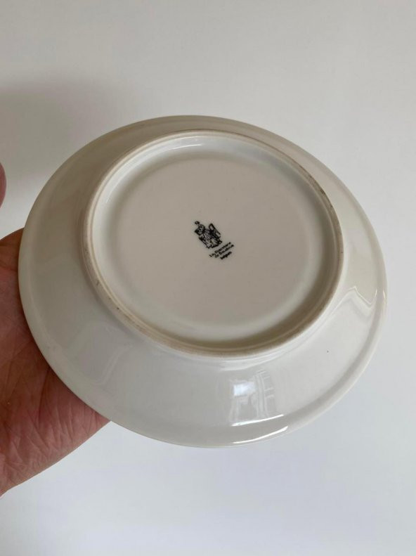 La Porcelane de Baudour Porselen Kahve Fincanı Tabağı 2 Parça - 7