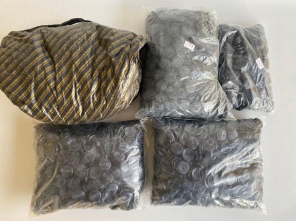 4 Delik Yuvarlak Düğme 23mm 4000 Adet - 8