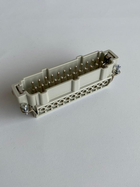 Harting Han 24E-M-s 16A 500V 24 Pin Konnektör 09330242601 - Resim 2