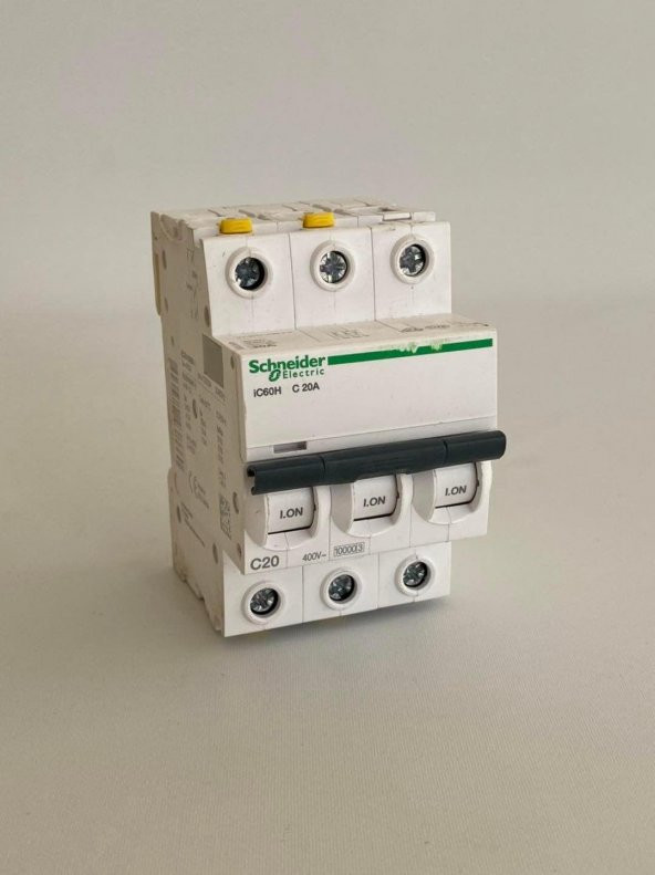 Schneider Electric IC60H 3 Kutup 20A 10kA Sigorta A9F07320 - 2