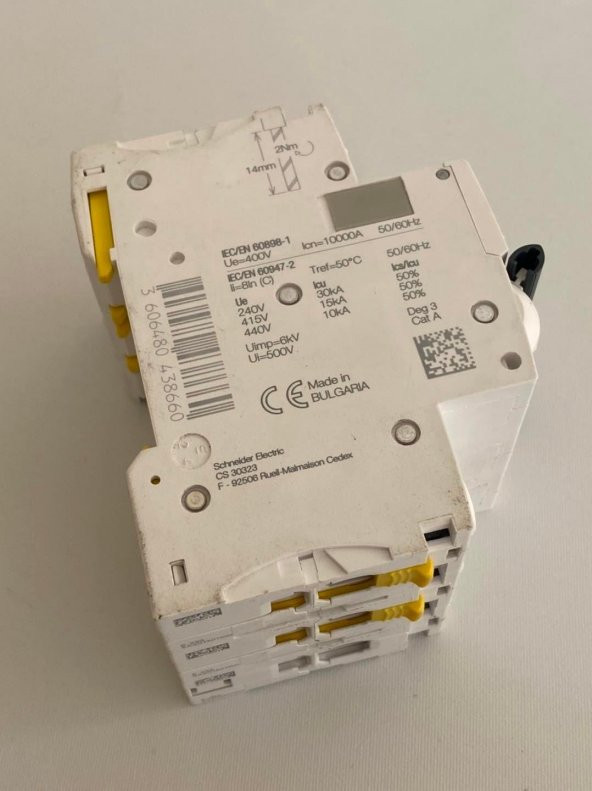Schneider Electric IC60H 3 Kutup 20A 10kA Sigorta A9F07320 - 5