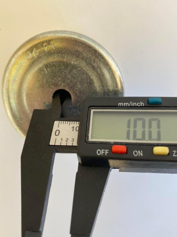 Delikli Silindirik Metal Parça 61x35mm - Resim 6