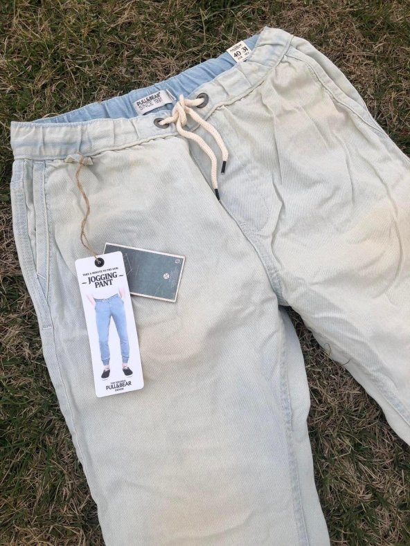 Pull & Bear Jogging Erkek Kot Pantolon 40 Beden L - 4