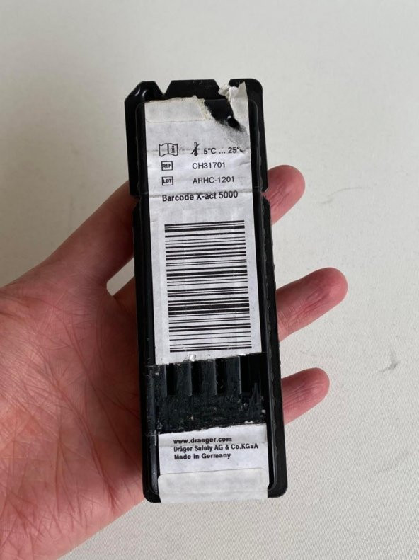 Drager CH31701 Sülfür Dioksit 1/a Dedektör Tüpü 10lu Paket - 5