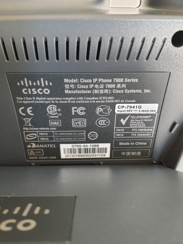 Cisco CP-7941G IP Telefon (Eksik Parçalı) - 4