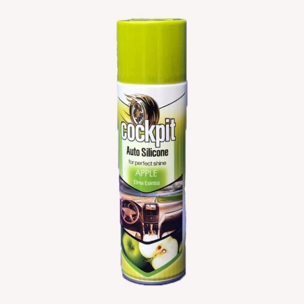 Cockpit Oto Torpido Parlatıcı Sprey 220ml - Parfümlü Silikonlu Göğüslük Parlatıcısı Elma Esintisi