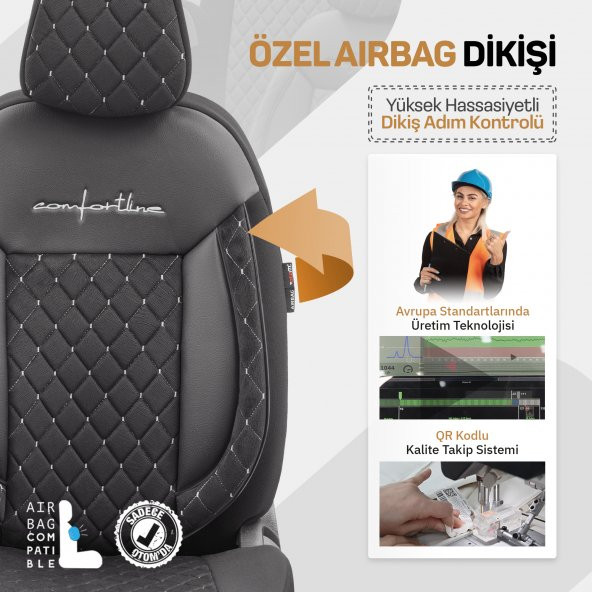 Otom Comfortline Vip Design Oto Koltuk Kılıfı - 3