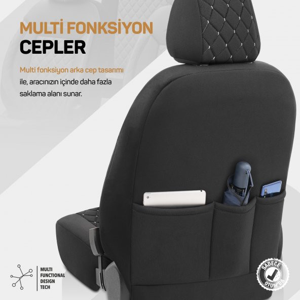 Otom Comfortline Vip Design Oto Koltuk Kılıfı - 8