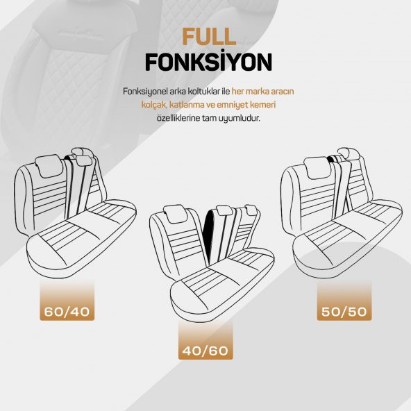 Otom Comfortline Vip Design Oto Koltuk Kılıfı - 11