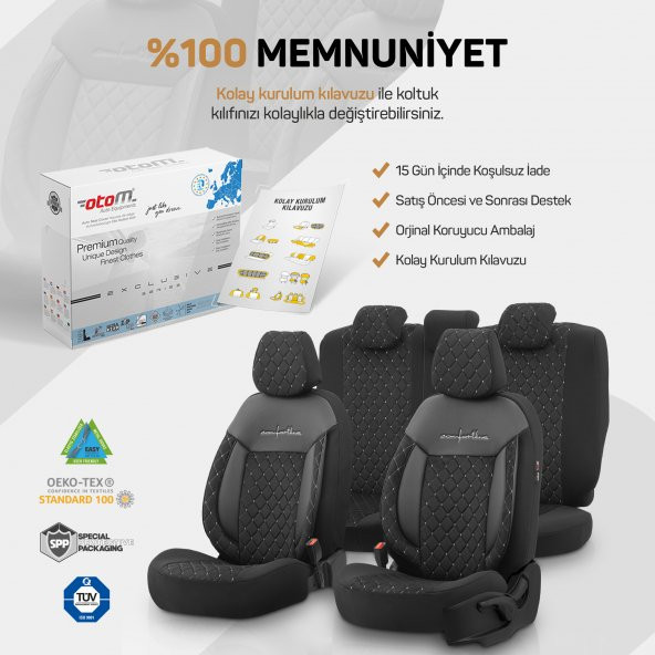 Otom Comfortline Vip Design Oto Koltuk Kılıfı - 12